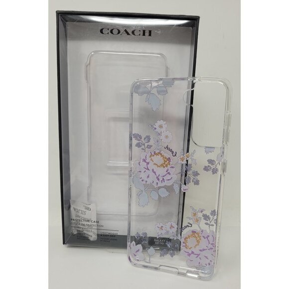 Coach Protective Case for Samsung Galaxy S21 5G / S21 - Moody Floral Purple - Picture 5 of 5